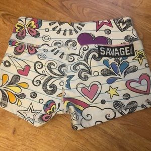 Savage Barbell draw shorts